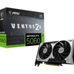 MSI nVidia GeForce RTX™ 5060 8G VENTUS 2X OC V1, GDDR7, 128-bit, 2527 MHz Boost, PCIe 5.0 x16, 3840 CUDA Cores, 145W, DP x3, HDMI x1, 8K, G-SYNC Y