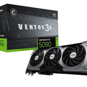 MSI nVidia GeForce RTX™ 5090 32G VENTUS 3X OC, Boost: 2437 MHz, CUDA 21760 Units, 32GB GDDR7, HDMI™ x 1
